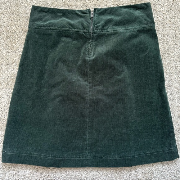 United Colors of Benetton Green Corduroy Skirt - Picture 3 of 4